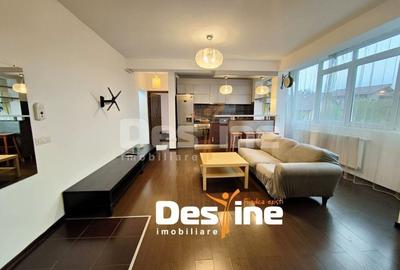 Apartament cu 3 camere semidecomandat, mobilat în Valea Lupului