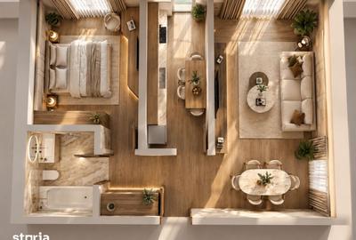 Apartament cu 2 camere în Chiajna