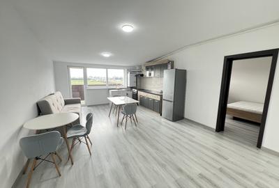 Apartament cu 2 camere semidecomandat, mobilat în Sânpetru