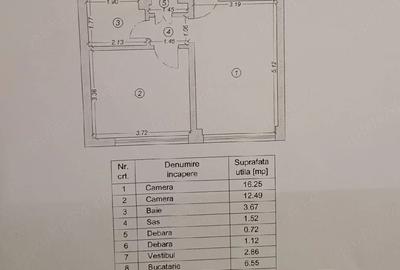 Apartament cu 2 camere decomandat în Ștefan cel Mare - 2
