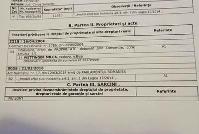 Teren de 11510 mp, în Calea Caransebeșului