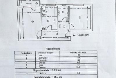Apartament cu 2 camere decomandat în 1 Mai - 12