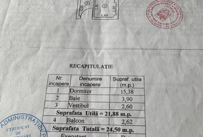 Garsonieră decomandată în Rosetti