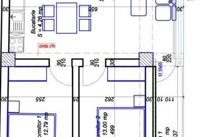 Apartament cu 3 camere în Central