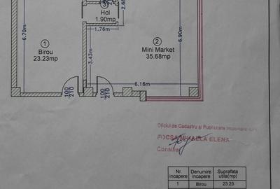 Spațiu comercial, de 62.89 mp, în Central
