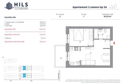 Apartament cu 2 camere decomandat în Theodor Pallady - 2