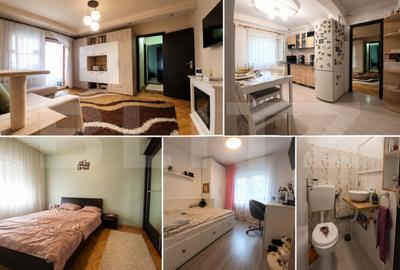 Apartament cu 3 camere semidecomandat în Lipovei