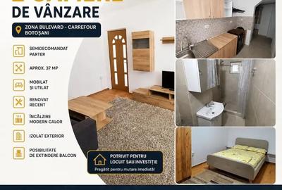 Apartament cu 2 camere semidecomandat în Central
