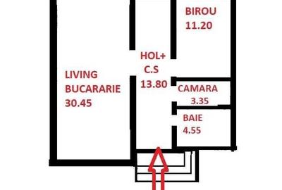 Casă cu 4 camere în Exterior Vest - 4