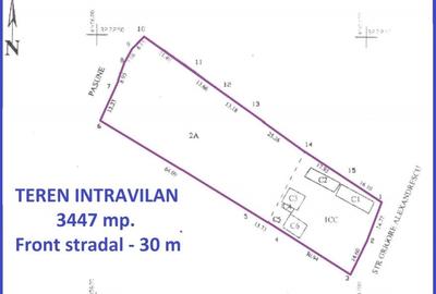 Teren Construcții intravilan de 3447 mp, în Central - 2