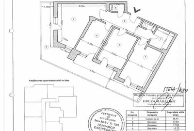 Apartament cu 3 camere decomandat în Central - 1
