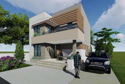Casă individuală cu 5 camere cu Teren 300 Mp în Tunari - 2
