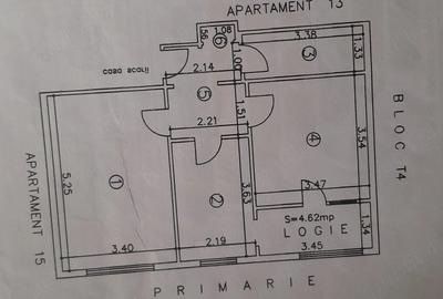 Apartament cu 2 camere decomandat în Central - 1