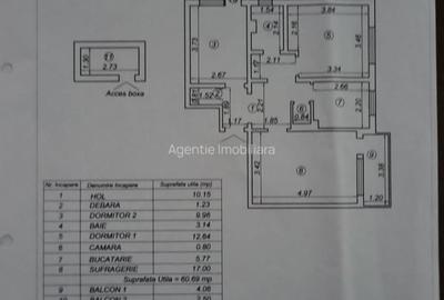 Apartament cu 3 camere decomandat în Tomis Nord