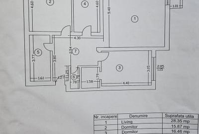 Apartament cu 3 camere decomandat, mobilat în Florești - 7