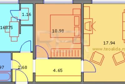 Apartament cu 2 camere semidecomandat în Drumul Taberei - 4