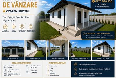 Casă cu 3 camere cu Teren 300 Mp în Berceni