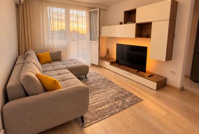 Apartament cu 3 camere semidecomandat, mobilat în Giurgiului