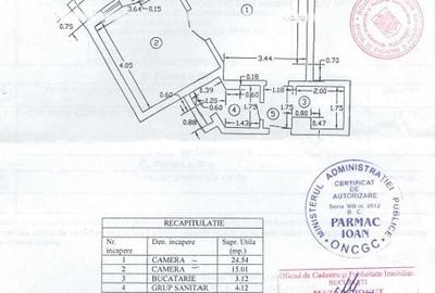 Apartament cu 2 camere semidecomandat, mobilat în Universitate