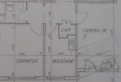 Apartament cu 3 camere decomandat în Casa de Cultură