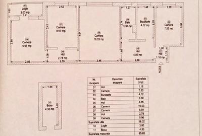 Apartament cu 4 camere semidecomandat, mobilat în Dacia - 9