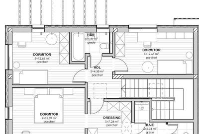 Duplex cu 4 camere cu Canalizare în Florești - 1