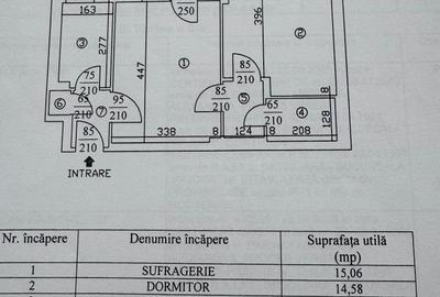 Apartament cu 2 camere în Gara de Nord