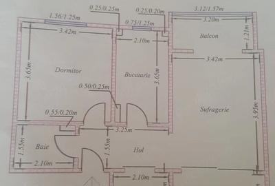 Apartament cu 2 camere decomandat în Central - 1