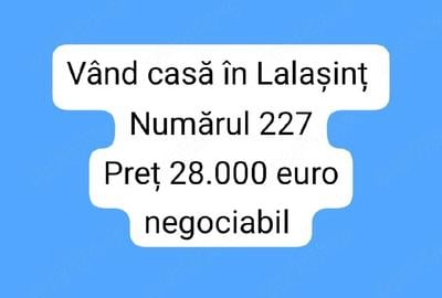 Casă cu Teren 2200 Mp în Lalașinț