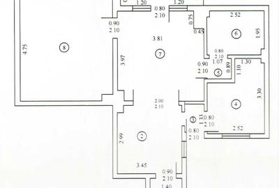 Apartament cu 2 camere semidecomandat în Banu Manta - 2