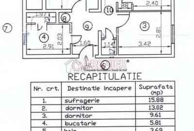 Apartament cu 3 camere decomandat în Berceni