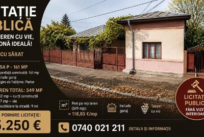 Casă individuală cu 3 camere cu Teren 400 Mp în Central