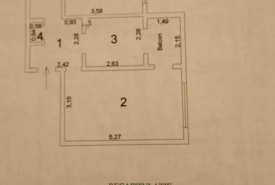 Apartament cu 3 camere decomandat în Central - 1