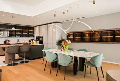 Penthouse cu 5 camere, mobilat în Barbu Văcărescu - 5