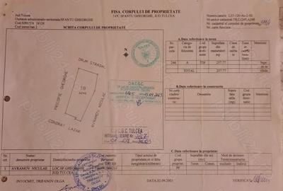 Teren de 266 mp, în Sfântu Gheorghe
