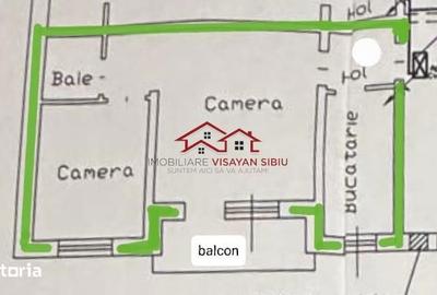 Apartament cu 2 camere decomandat în Central - 2