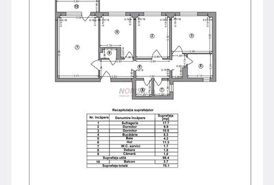 Apartament cu 3 camere decomandat, mobilat în Tineretului - 12