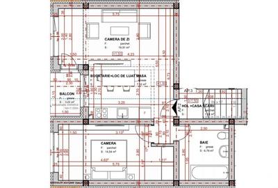 Apartament cu 2 camere semidecomandat în Apahida - 1
