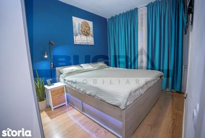 Apartament cu 4 camere semidecomandat, mobilat în Iris