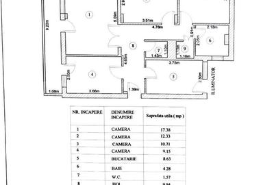 Apartament cu 4 camere decomandat, mobilat în Central - 4