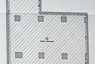 Spațiu comercial, de 170 mp, în Central