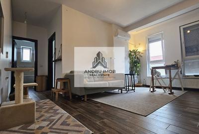 Apartament cu 2 camere semidecomandat, mobilat în Central