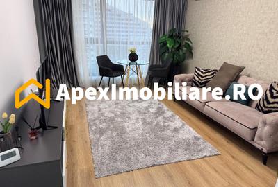 Apartament cu 2 camere semidecomandat, mobilat în Pipera