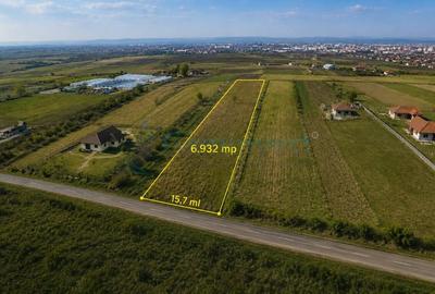 Teren agricol extravilan de 6942 mp, în Alparea