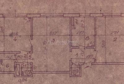 Apartament cu 3 camere semidecomandat în Calea Victoriei