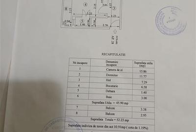 Apartament cu 2 camere decomandat în Gării - 8