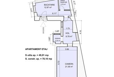 Spațiu comercial, de 600 mp, în Central