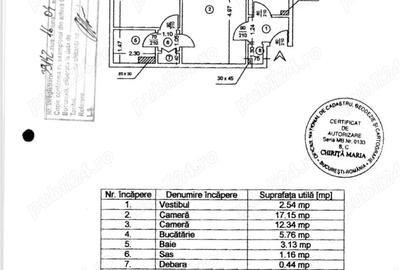 Apartament cu 2 camere semidecomandat în Brâncoveanu