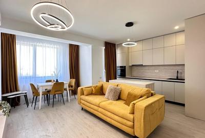 Apartament cu 2 camere semidecomandat, mobilat în Pipera
