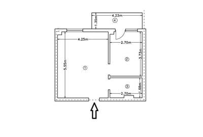 Apartament cu 2 camere în Central - 1